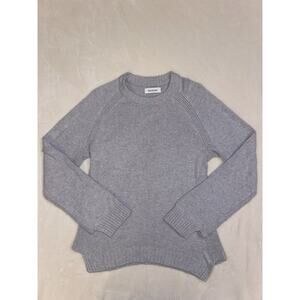 NAADAM Women's Natural Cotton-blend Gray Sweater Medium